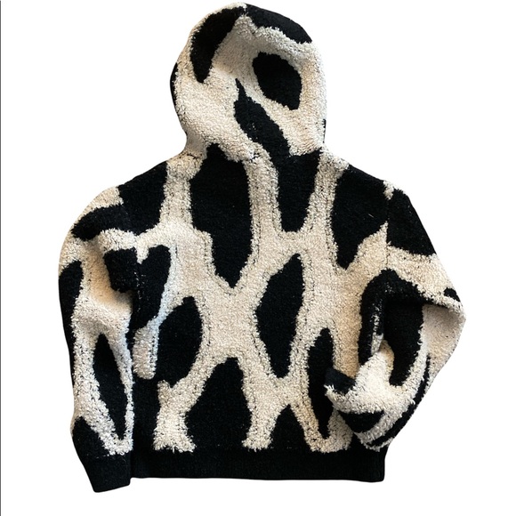 NWT Sandy Liang x Target leopard print sherpa hoodie / Size XS - Picture 3 of 6